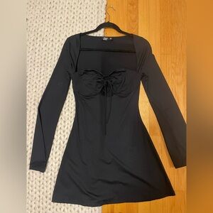 Tiger Mist Black Long Sleeve Dress